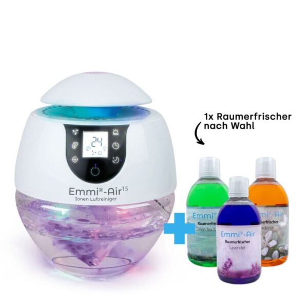 Emmi-Air ionische luchtreiniger + 1x parfum inbegrepen