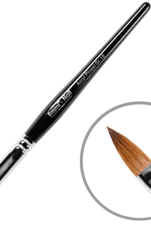 Emmi-Nail Acryl-Pinsel Gr.18 Houten steel 100% Echthaar