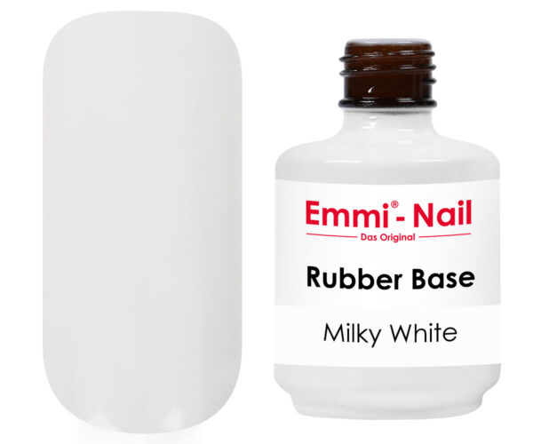 Emmi-Nail Rubber Base Milky White, 15 ml BIAB