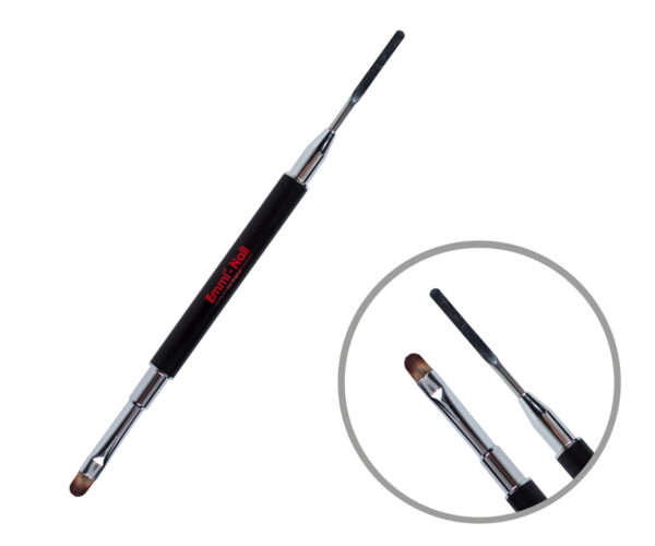 Emmi-Nail 2-1 gel Acryl Gel Penseel met spatel