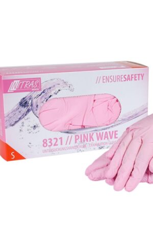 NITRIL HANDSCHOENEN ROZE GR. S