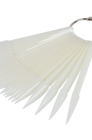 Emmi-Nail Presentatie Tips aan ring, Stiletto, Nature, 50 stuks