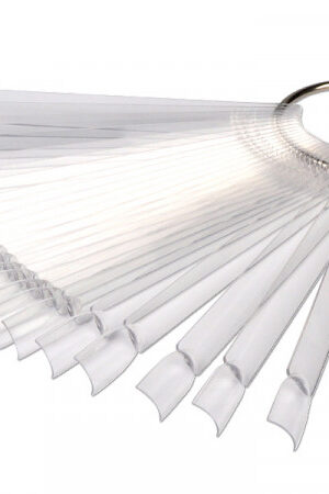 Emmi-Nail Presentatie tips aan een ring, Clear, 50 stuks