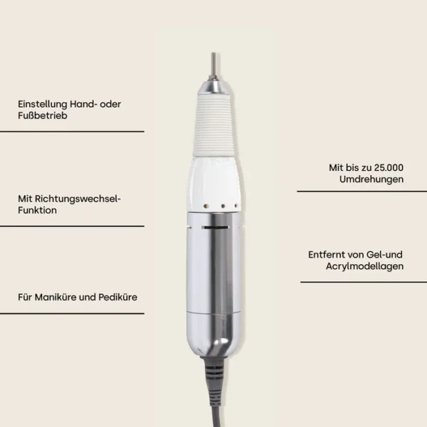 Emmi-Nail Quick 3 Plus – nagelfrees 25.000 rpm