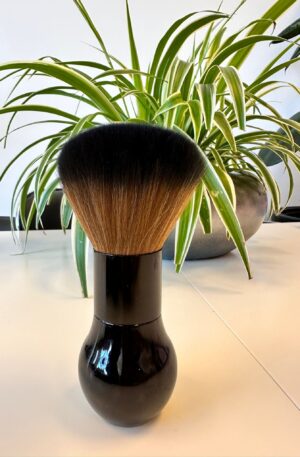 Borstel Groot zwart met Hout